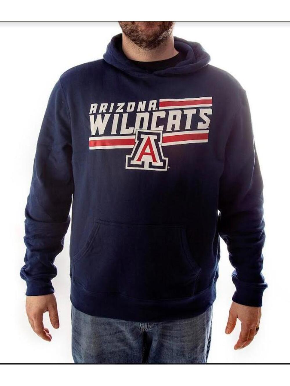 NWT NCAA ARIZONA WILDCATS NAVY COLLEGE CLASSIC SWEATSHIRT HOODIE ADULT LG & XLG